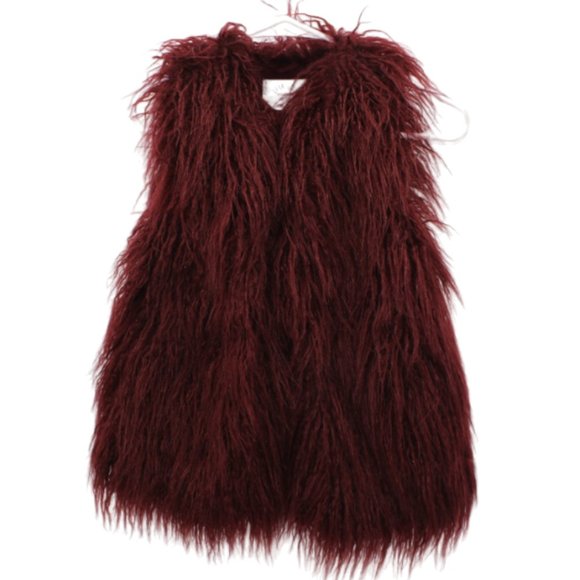 Zara Other - Zara Girls Outerwear Vest Burgundy 7/8